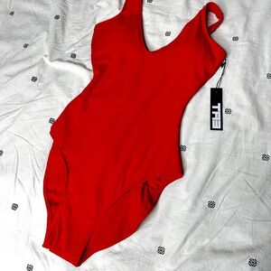 TA3 Red One-Piece Swimsuit
